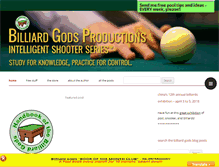 Tablet Screenshot of billiardgods.com